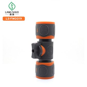 直阀奶嘴快速接 牙两通带阀门ABS园林设备