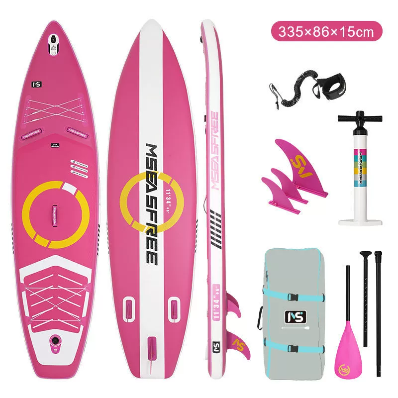 Inflatable stand‑up paddle board (Favorite) — thickened racing SUP, multiple designs, some sets include accessories