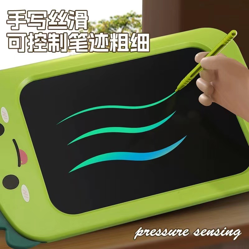 Tablero de dibujo para niños Tablero de escritura a mano para bebés de 10 pulgadas Tablero de escritura a mano LCD Pizarra pequeña de graffiti Tablero de dibujo borrable Juguetes educativos al por mayor
