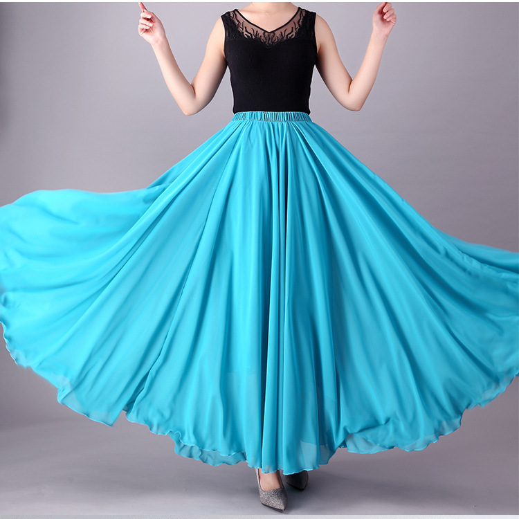 Lake blue double layer, lined
