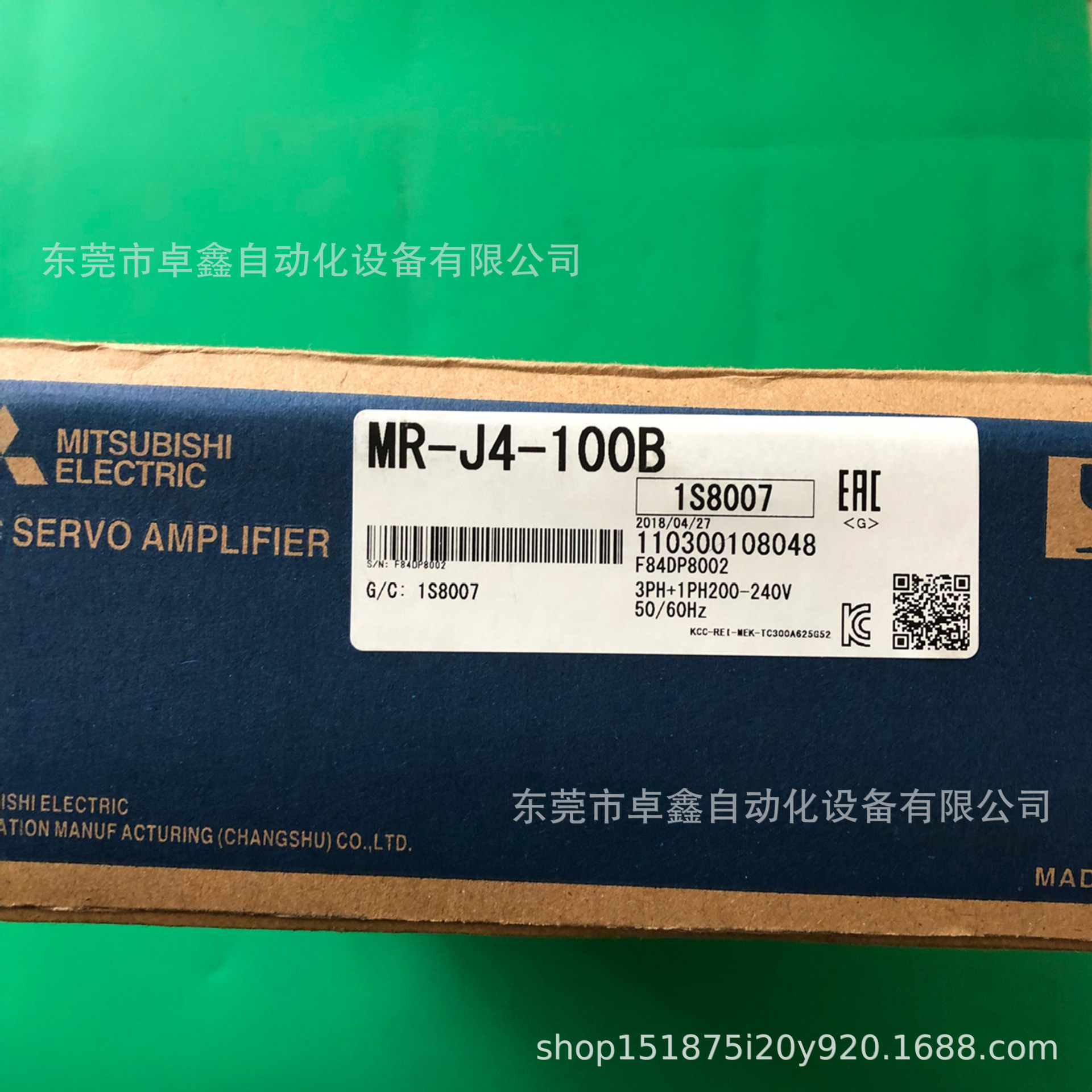 三菱驱动器 MR-J4-100B 全新原装 现货议价