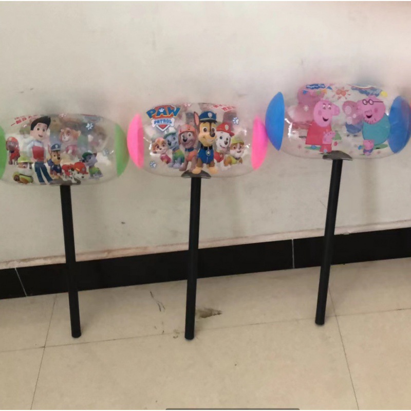 투명한 대형 꽃 망치