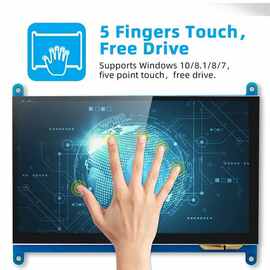 1套 颜色：图片色 材质：塑料 7寸LCD HDMI 显示屏 显示器 适用于