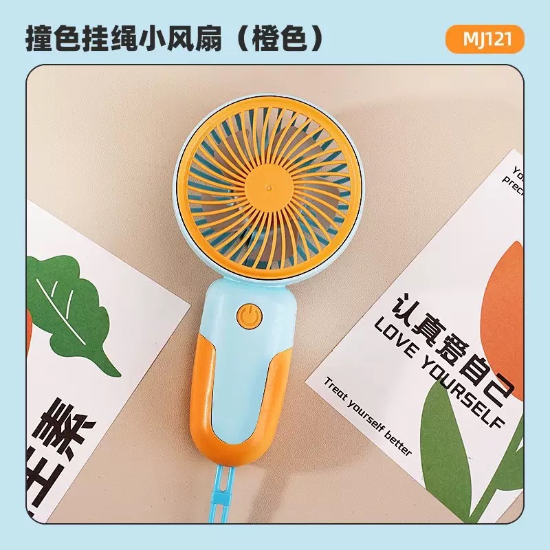 Mini ventilador portátil de color macarron con base, carga usb, pequeño ventilador de escritorio portátil regalo de verano image 26