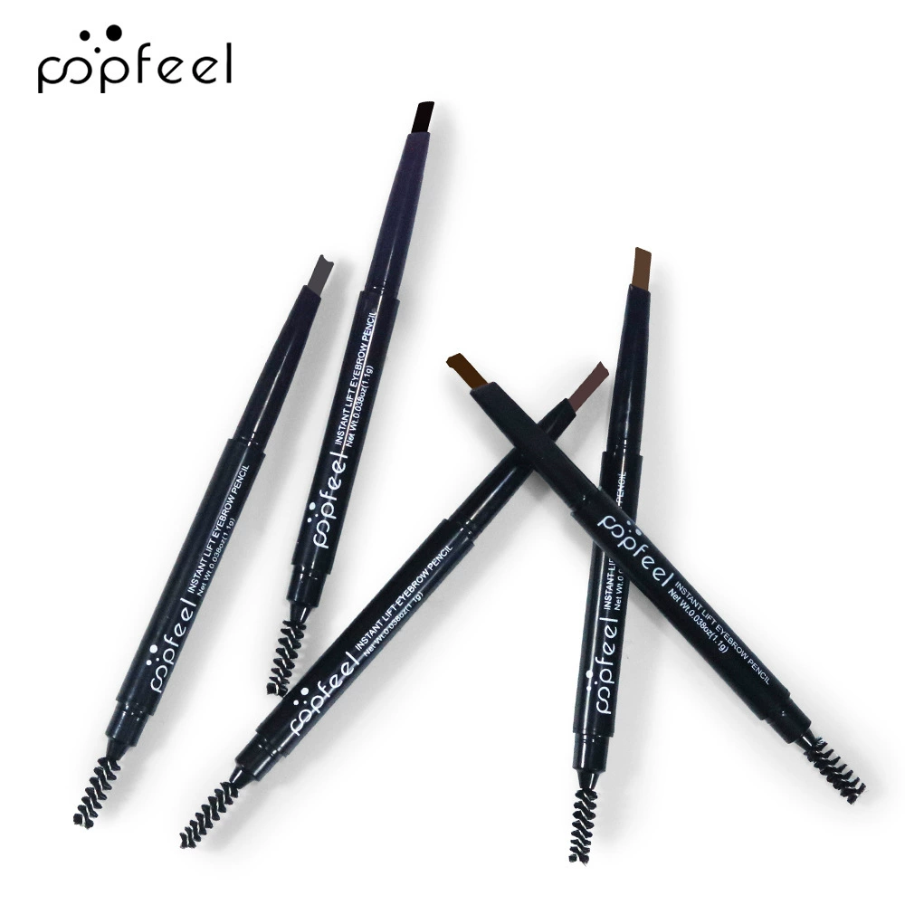 POPFEEL Double-sided automatic eyebrow pencil, makeup primer, protects against sweat, no smudge
