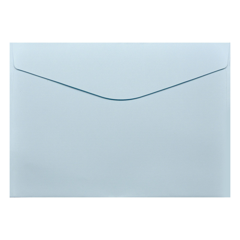 En stock al por mayor color en blanco estilo occidental sobre de negocios dorado LOGO tarjeta de felicitación invitación sobre