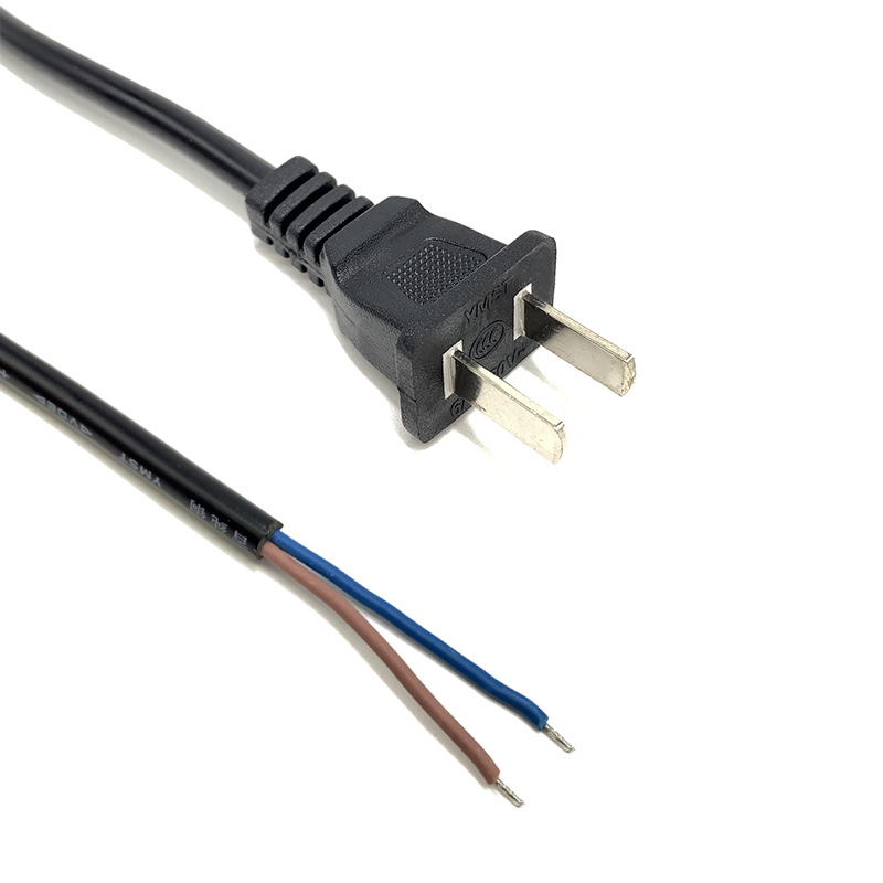 National Standard Power Cord 2-core 0.75 sqmm Two-Prong Plug Connector 1.5m 3m Two-Hole Two-Pin Stripped Copper Plug Wire