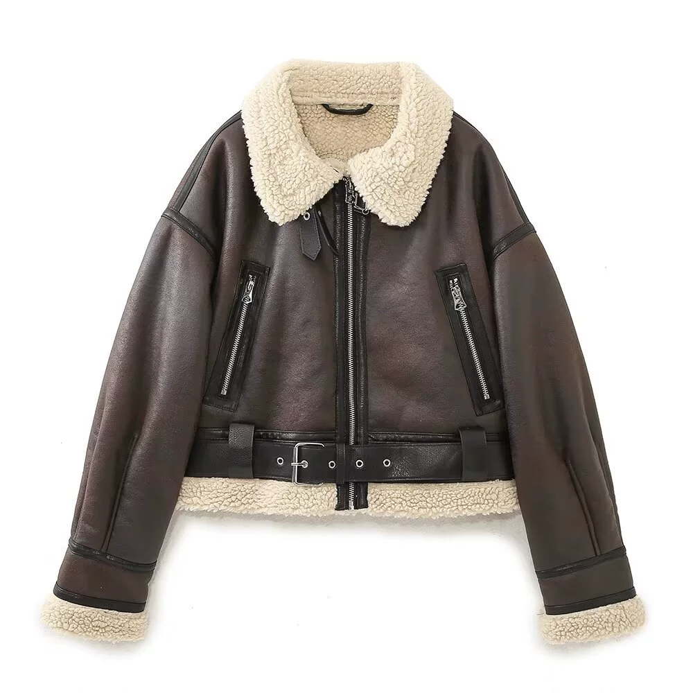 Winter double-sided short jacket, European style
