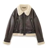 Winter double-sided short jacket, European style