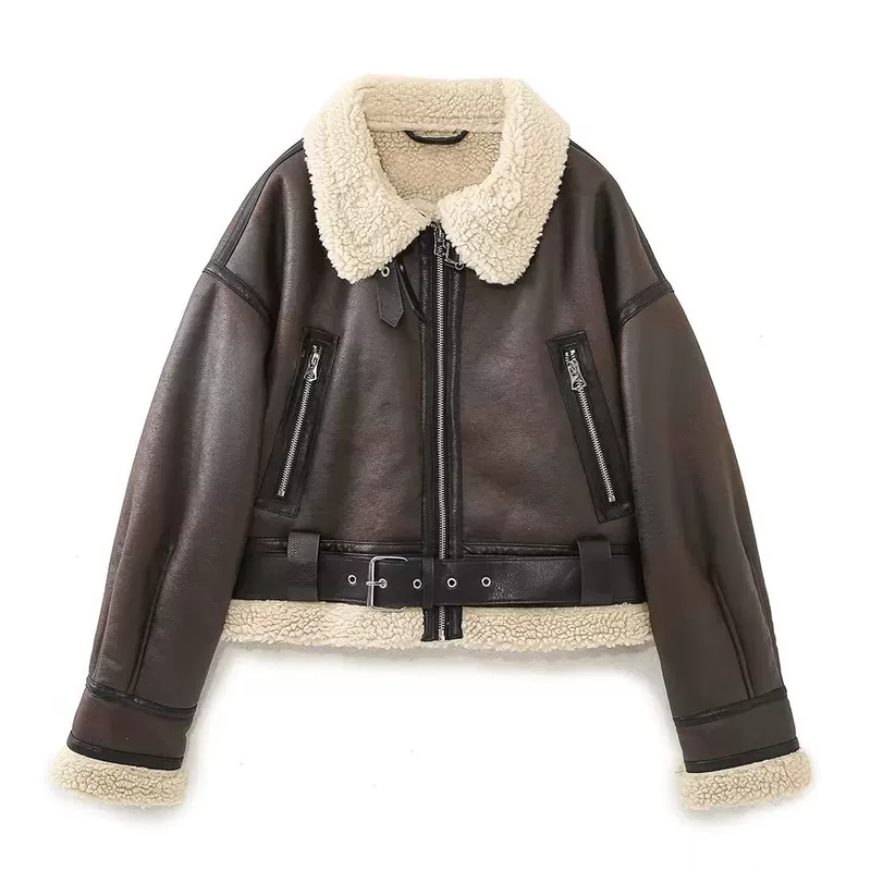 Winter double-sided short jacket, European style