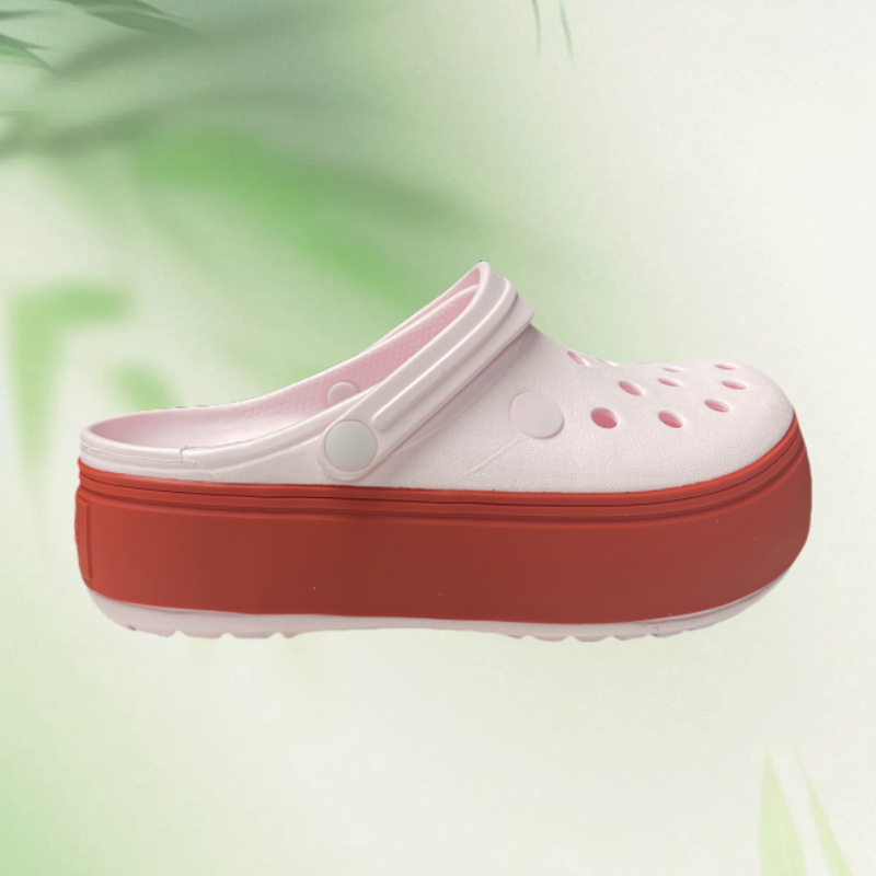 Carobane nuevo arco iris de verano anti-deslizante de fondo suave zapatillas de playa transpirables