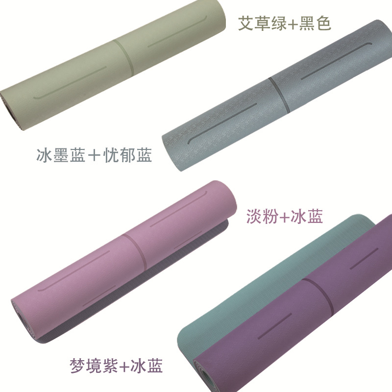 Ampliación TPE fabricantes de almohadillas de yoga estera antideslizante acústica estera de salto de cuerda estera de baile doméstica fábrica de estera