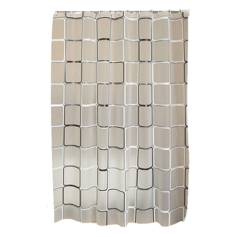 Spot wholesale PEVA shower curtain hanging curtain modern simple large square shower curtain shower curtain bathroom curtain partition curtain set