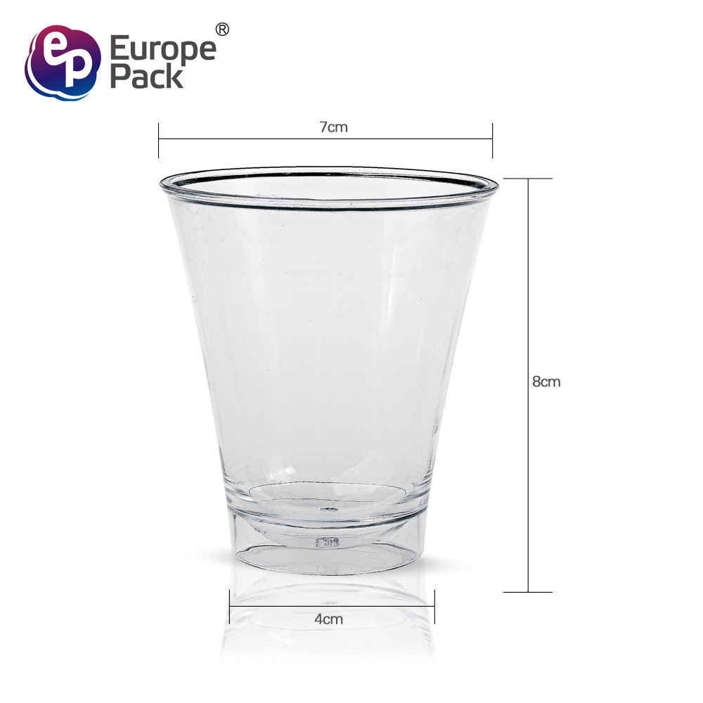 一次性透明塑胶杯蛋糕甜品杯慕斯杯饮品杯水杯150ml塑料杯