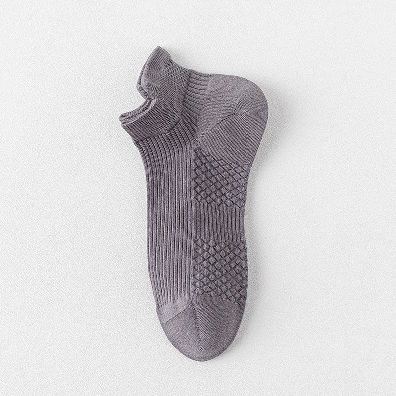 Calcetines de barco de algodón de color sólido para hombres primavera, verano y otoño, calcetines cortos para hombres, calcetines de embalaje independientes de algodón sin hueso