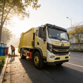 厂家一手货源环卫压缩式垃圾车 可出口中亚五国 根据客户定制