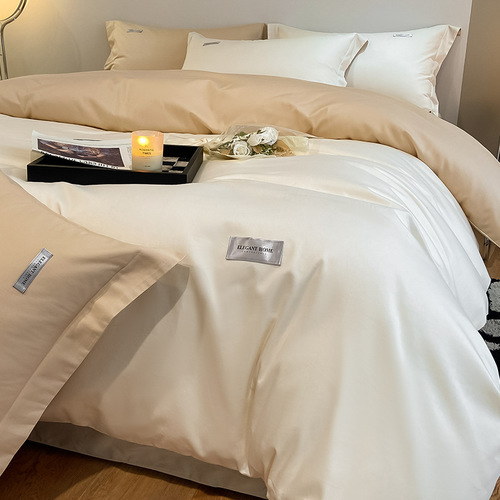 160 count long-staple cotton pure cotton four-piece bed set 100 cotton light luxury luxury bed sheet quilt cover bed sheet bedding