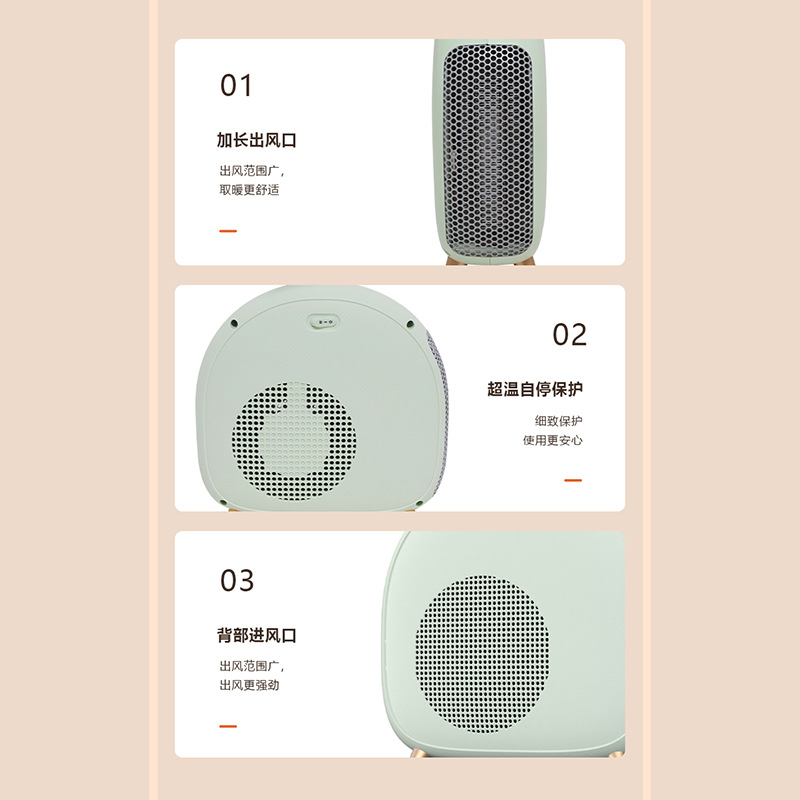 Small heater Household Winter desktop heaters Dormitory Table Electric Question Office Warranty Manufacturers Wholesale 3