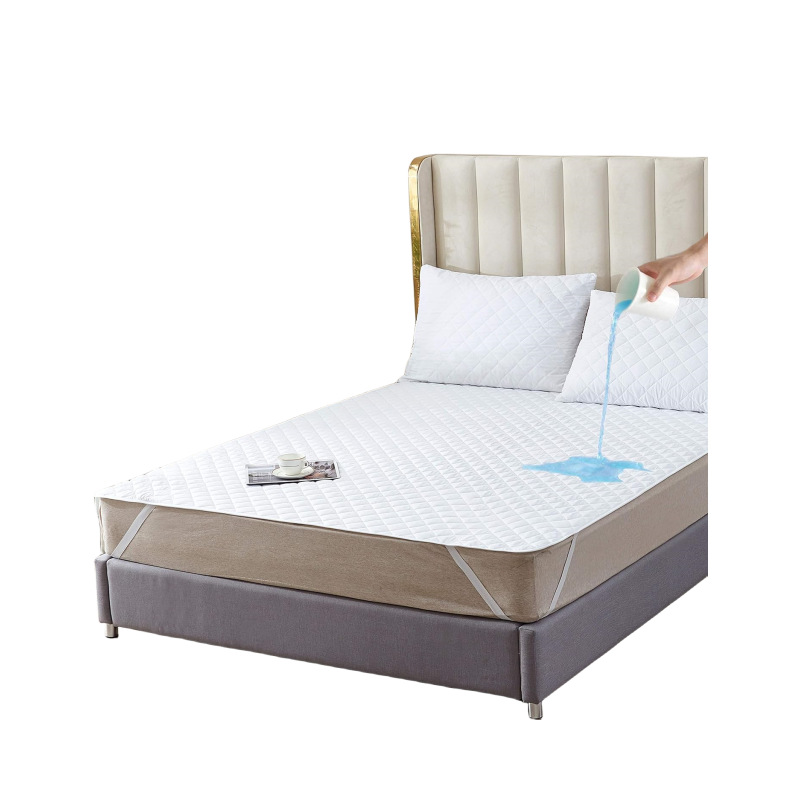 Amazon comercio electrónico transfronterizo al por mayor colchón impermeable cubierta protectora suave y cómoda cama doble personalizada image 5