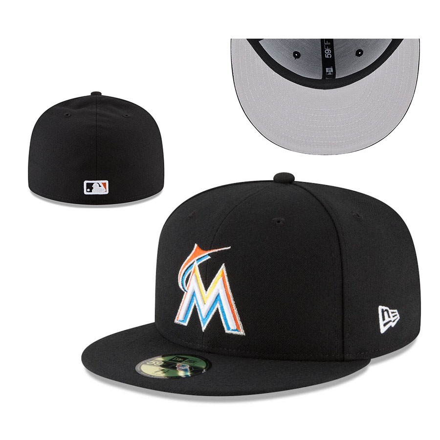 Productos de fábrica para el juego mundial de la liga de béisbol profesional de EE. UU. NY equipo de béisbol tamaño sombrero conmemorativo bordado tridimensional sombrero cerrado