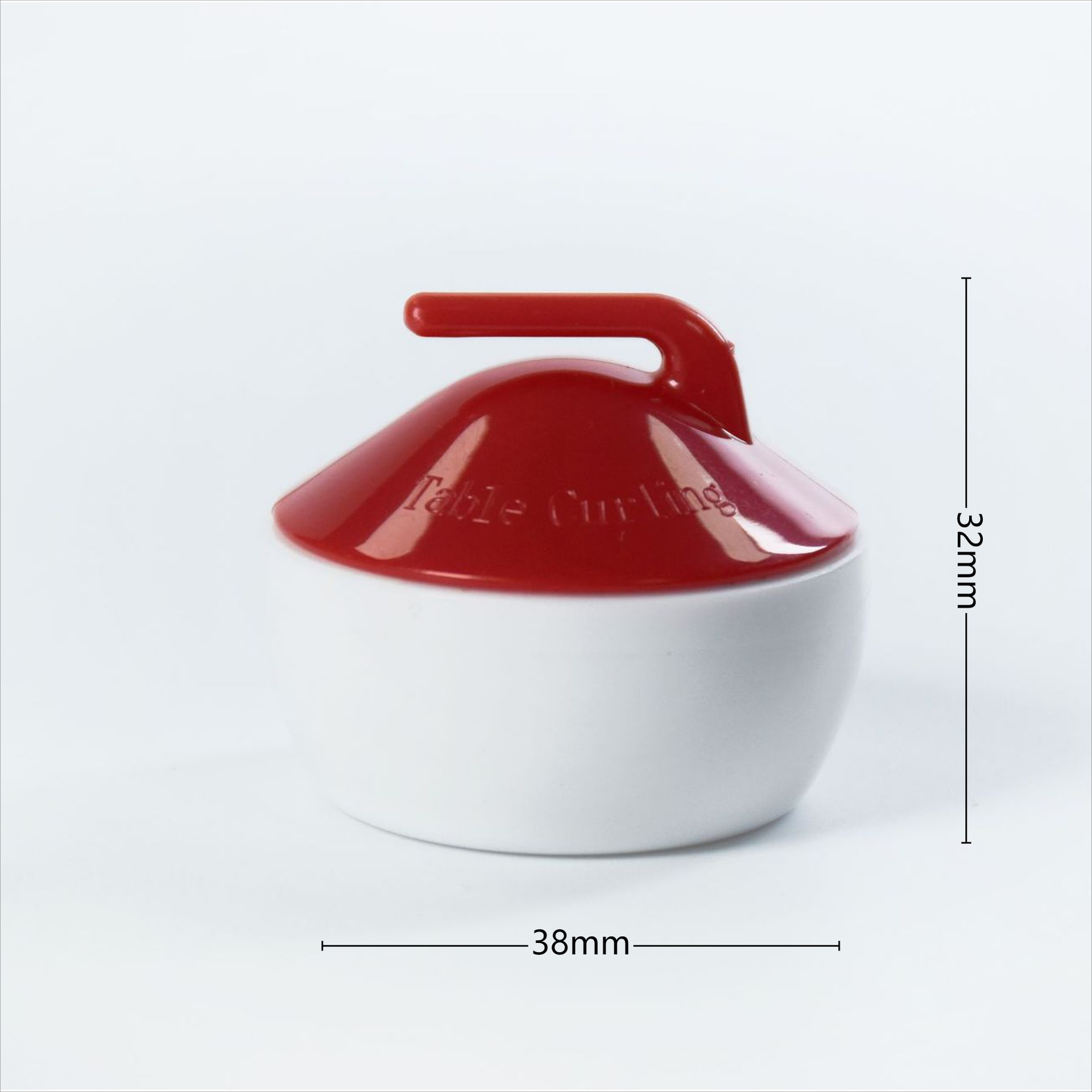 Mini juego de curling de plástico ABS para niños, juguete educativo de mesa, juego de competición de curling, bola de curling de mesa, venta al por mayor.