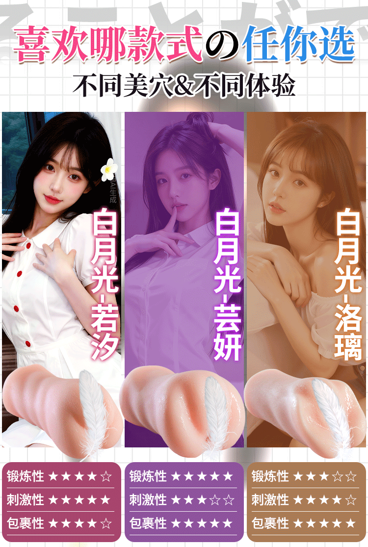 Jiuai Airplane Cup Male Masturbator Half-Body Doll with Vagina and Buttocks, TPE, Manual Use — detail image 20
