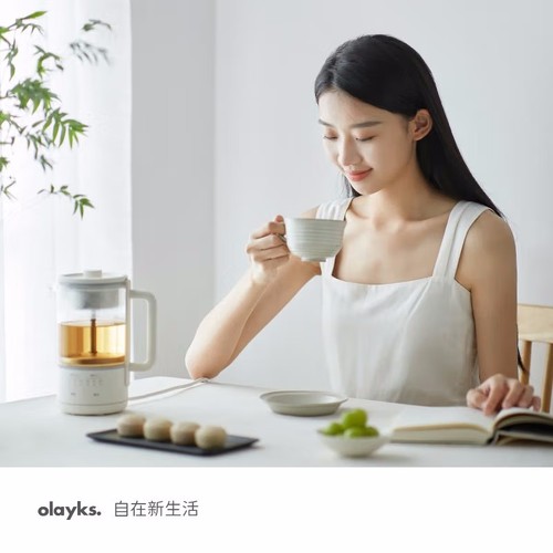 Olayks Olayk tea maker spray health pot black tea white tea teapot home automatic steam office