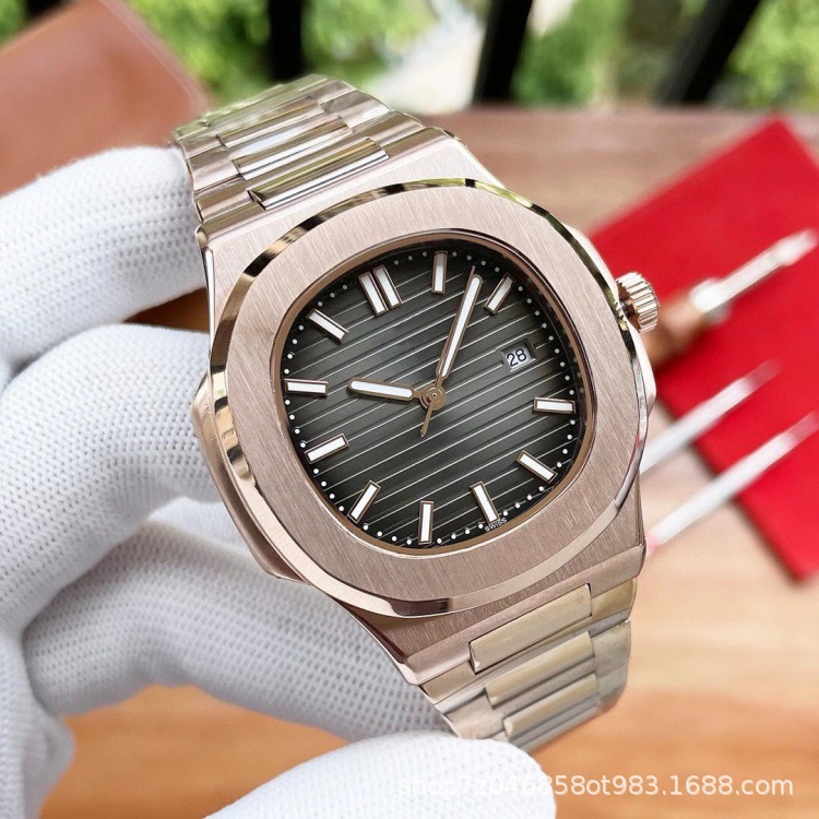 国境を越えたオウム5711腕時計鋼王手雷男性全自動機械腕時計ビジネスファッション夜光卸売り