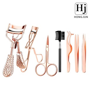 Partial Eyelash Curler Seven-Piece Set Pineapple Handle Eyelash Curler Natural Curling Eyelash Curler Long-Lasting Styling Eyelash Curler Set
