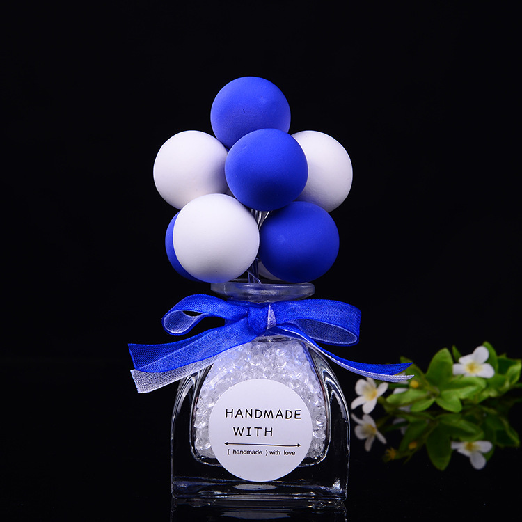 Primer amor sabor confesión creativa globo botella de vidrio adorno femenino tablero de instrumentos adorno consola central adorno interior