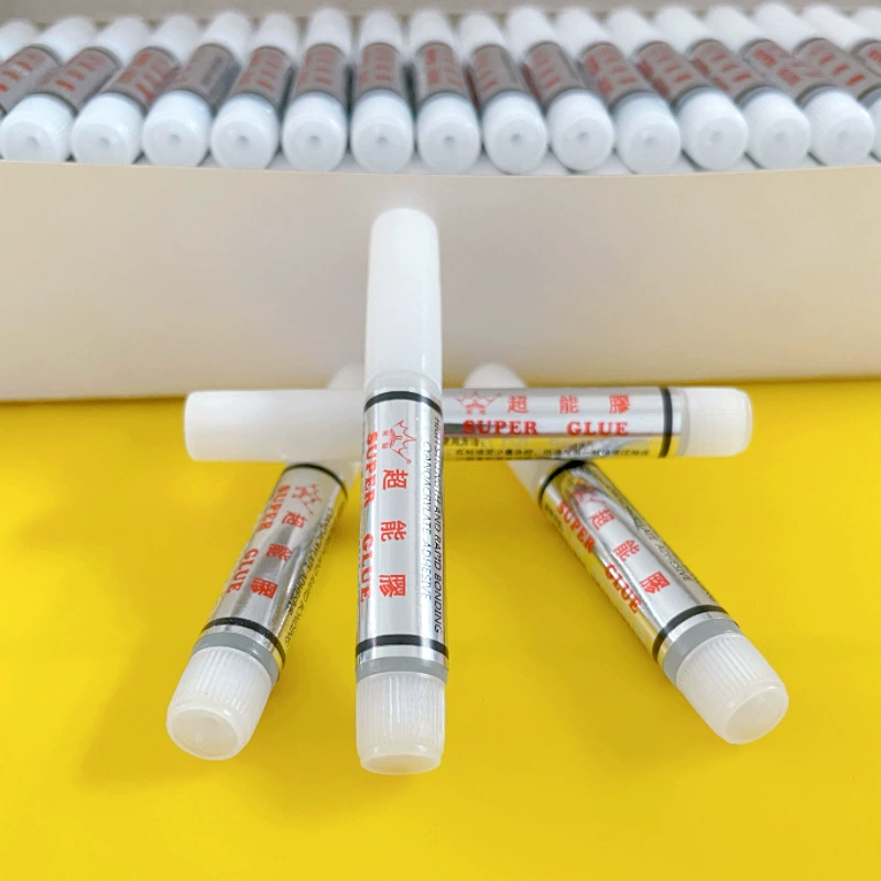 Клей Bao Guan 502, популярный в интернете, маленький тюбик, универсальный клей для дома, для склеивания металла, резины, поделок, 2 г, суперклей оптом