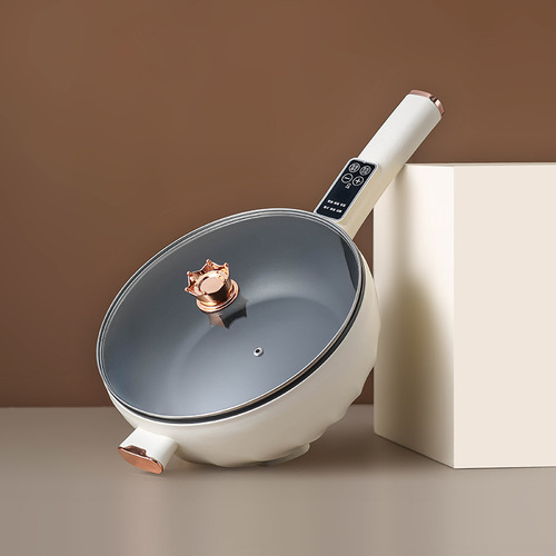 Electric wok hot pot household multi-function all-in-one large-capacity electric wok electric frying pan electric cooking pot rental dormitory