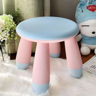 Children's plastic stool household balcony thickened children's stool special adult kindergarten bedroom folding chair