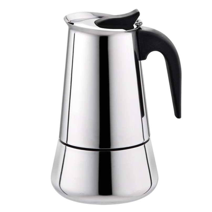 Creativo italiano cafetera 304 Acero inoxidable Mocha cafetera Mocha olla Amazon al por mayor