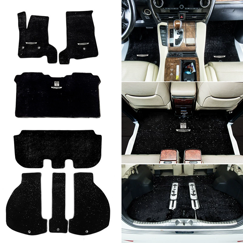 08-25 Alphard Star Sky бархатный коврик для пола Alphard Will Farley LM300 салонный набор