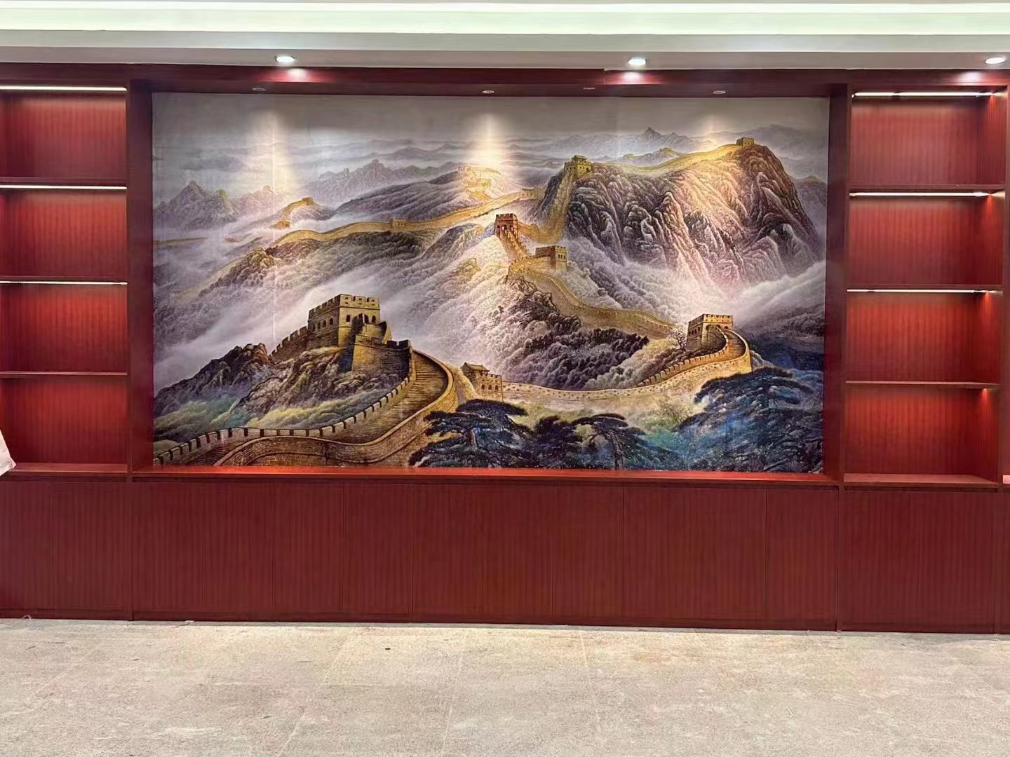 现代简约万里长城