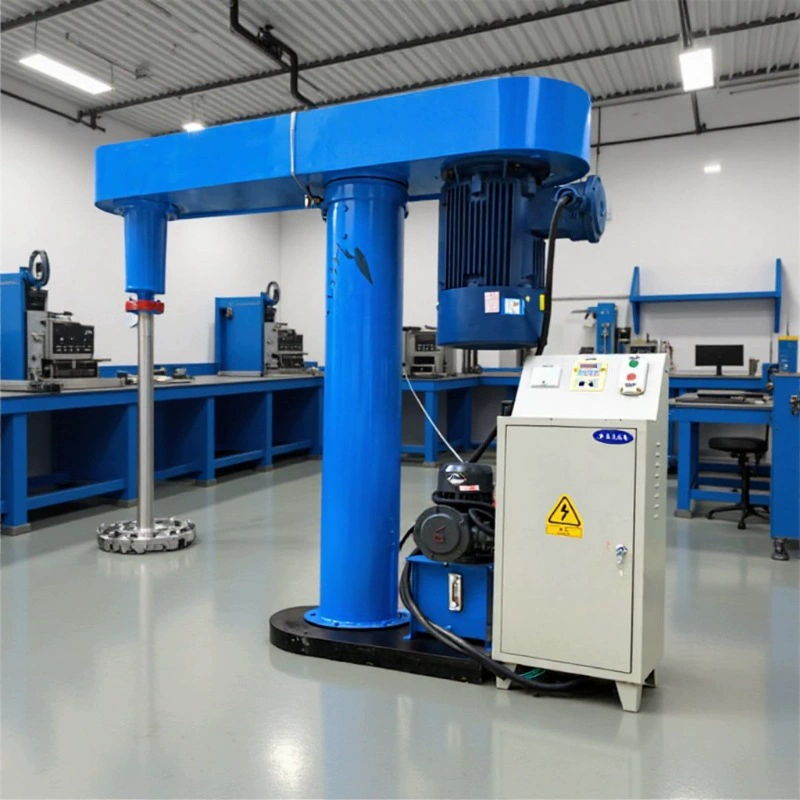 Фошань производит вакуумный смеситель для вспенивания белого латексного крема смешивания оборудования с преобразованием частоты и высокой вязкости диспергатор