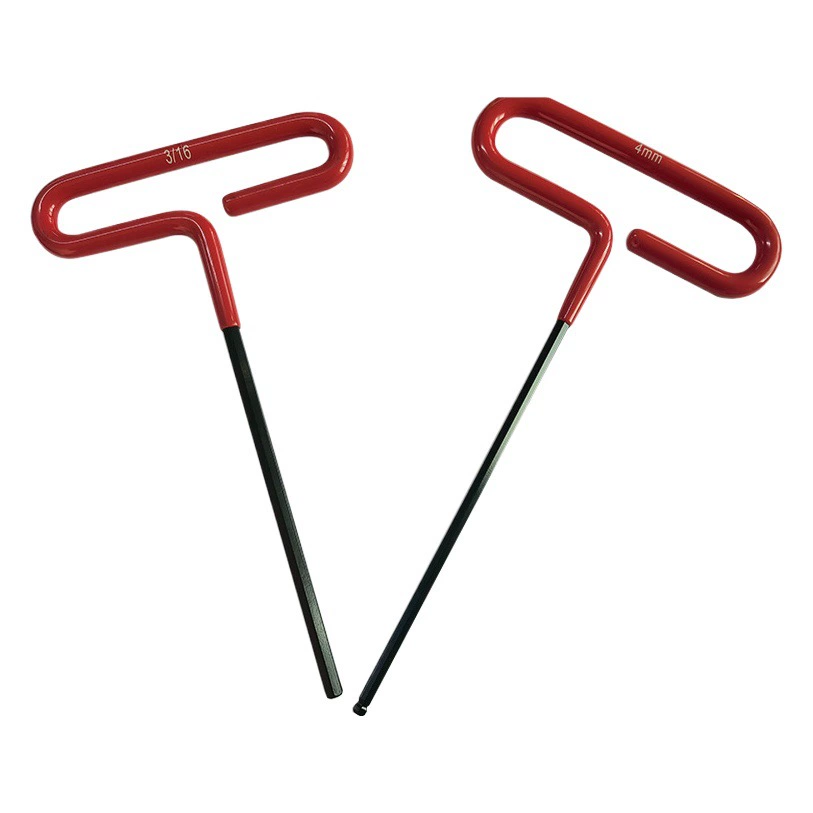 Шестигранный ключ с Т-образной ручкой, шестигранный ключ с шаровой головкой и плоской головкой, портативный многофункциональный ручной ключ, производитель, оптовая продажа