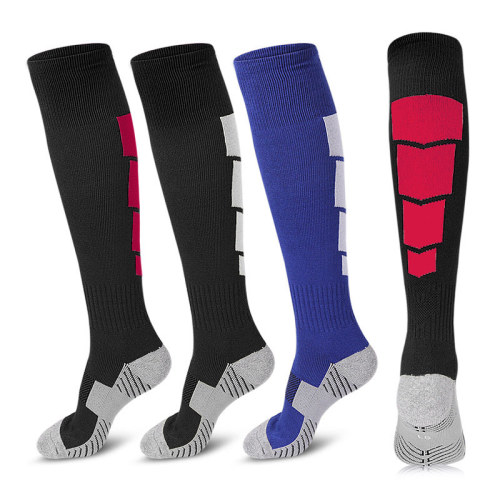 Football socks, stockings, adult thickened non-slip towel bottom sports socks, breathable towel socks
