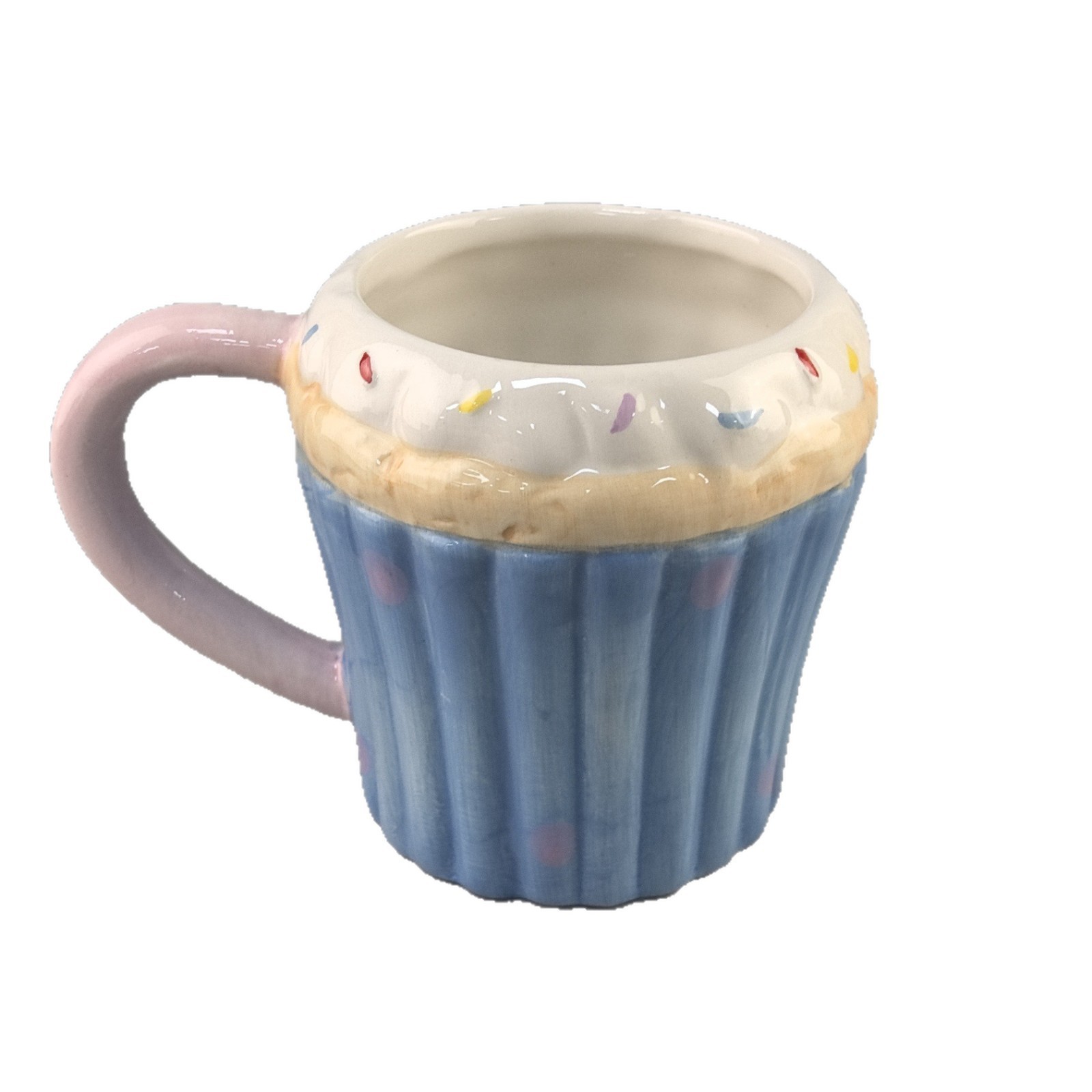 Moda adorable helado muffin pastel moldeo taza de cerámica pastel moldeo taza de café taza personalizada taza