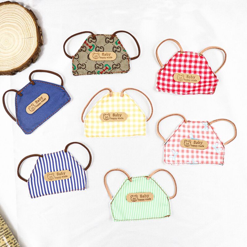 New Plush Doll Accessories Chef Hat 10cm Cotton Doll Mini Hat Plush Doll Baby Clothes Decorative Hat