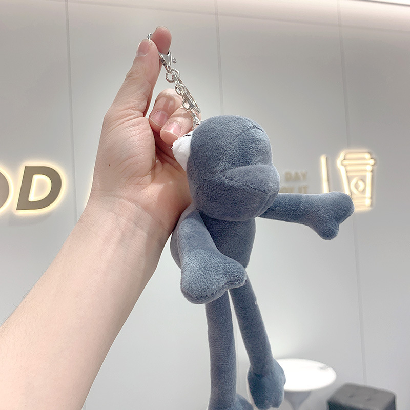 Oso lindo celebración flor muñeca colgante felpa pareja muñeca escuela adornos pequeños accesorios llavero al por mayor