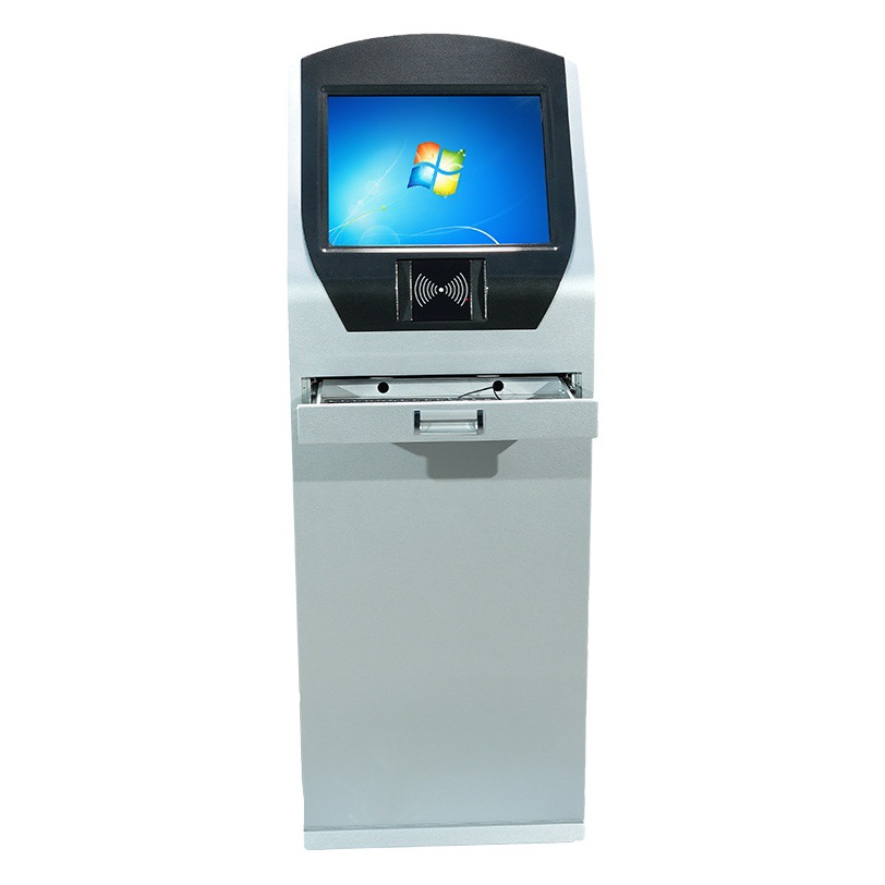 Máquina de investigación todo en uno terminal de servicio de investigación de autoservicio táctil capacitiva todo en uno