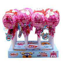 65g飞侠大棒棒糖儿童玩具糖果 水果味糖果零食儿童休闲食品批发