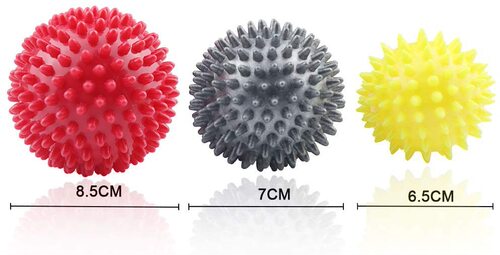 7.5cm9.5cmPVC thorn ball massage acupuncture point grip ball tip nail fascia yoga ball fitness ball hedgehog ball