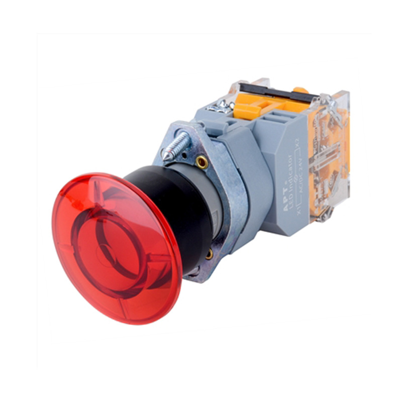 苏州APT/上海二工按钮蘑菇头带灯按钮LA39-A1-20MTD/r31