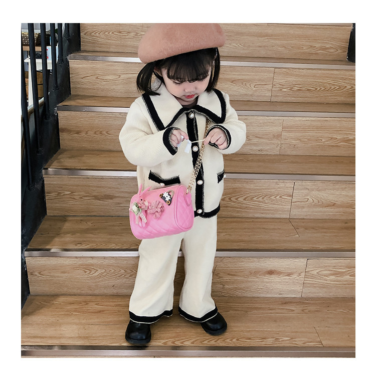 Fashion Rabbit Flower Decoration Children's Messenger Bag Wholesale Nihaojewelry display picture 19