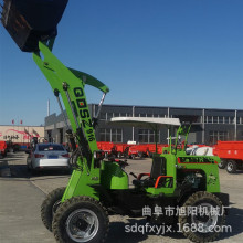 工程小型轮式装载机 农用25马力四驱小铲车 养殖场小型秸秆抓草机