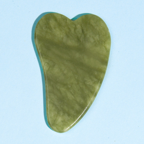 Jade scraping board for face, thickened with laser carving logo, scraping face tool, whole body universal facial massager