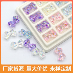 uv电镀实色美乐蒂冰透蝴蝶结 diy串珠笔手机链条挂件材料配饰批发